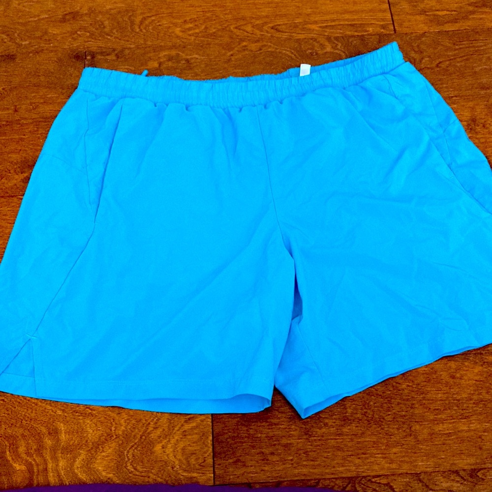 athletic blue shorts